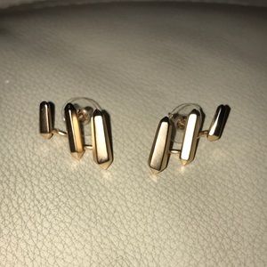 Kendra Scott Ear Jacket Earrings Gold Satin